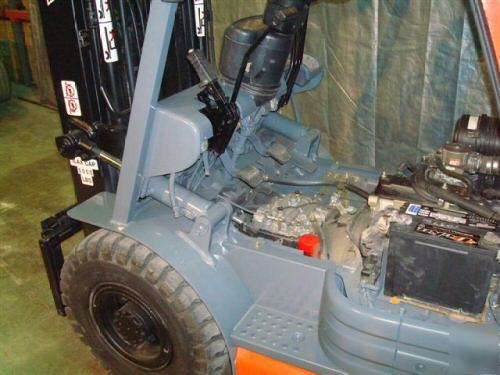 1997 toyota 5,000 lb forklift pneumatic tires 5000# 