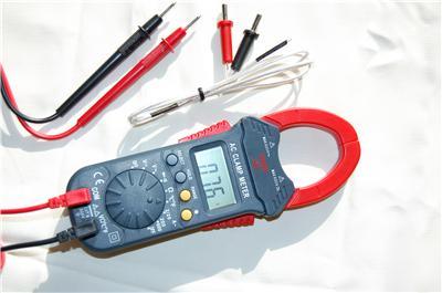Digital clamp ampmeter dmm k thermocouple ac/hvac tool