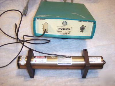 Laser he ne 5 milliwatt hughes with power supply