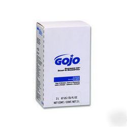 New lot of (4) gojo shower up soap & shampoo refills