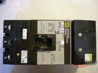 A square d i-line KA36225 breaker 600 v 225A ka 36225