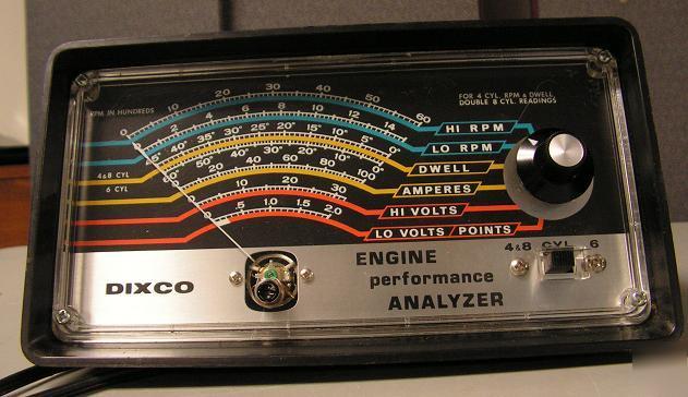 Dixco 4 & 8 cyl 6 engine analyzer *untested*