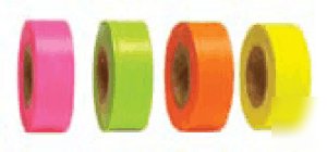 Surveyor's marking tape hazard safety tape - 12 pack