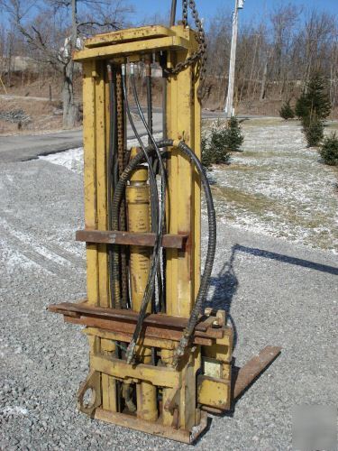 Tractor 3-point yale forklift fork lift loader bail hay