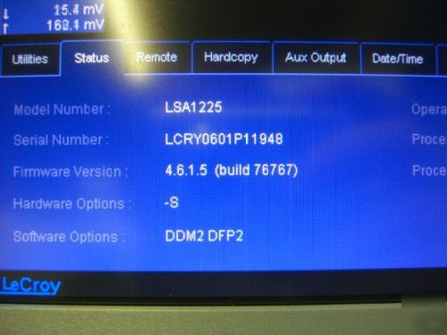 Lecroy WR6200 /LSA1225 2GHZ 4CH TDS794D WR7100 TDS7254