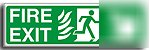 Fire exit-(rm) dright sign-450X150MMA.vinyl (sa-055-aq)