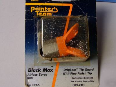 Graco black max airless spray tip guard w/ff tip 220248