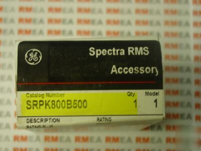 New ge spectra SRPK800B500; ge 500 amp rating plug - 