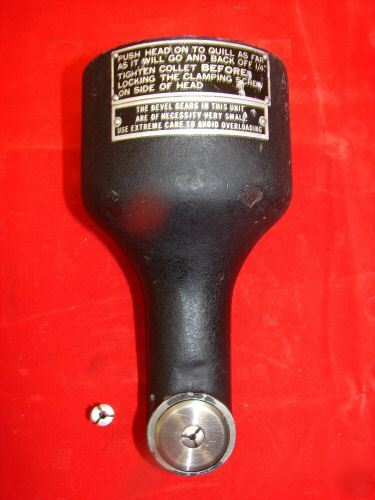 Bridgeport NO4 right angle head quill attachment 