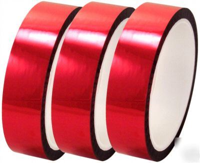 3 red metallic film tape (mylar) 1