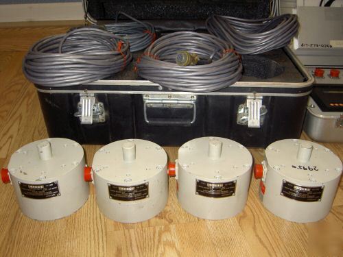 Aircraft weight/scale kit/4 25K load cells for airplane