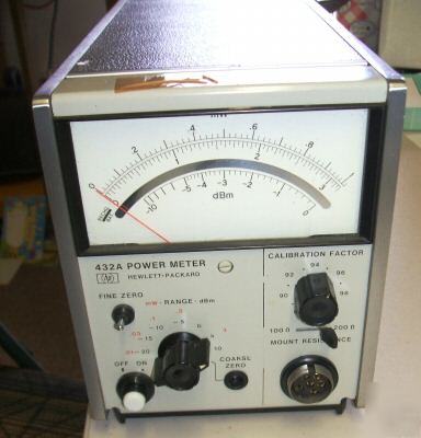 Hp 432A/478A power meter w sensor 