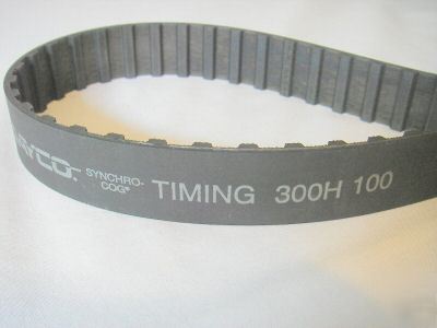 New 300H100, dayco synchro-cog timing belt/drive belt, 