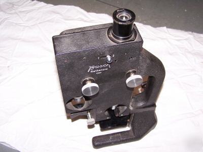Vintage busch rathenow 30280 split screen microscope