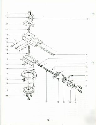 Emco compact 8 cross slide assembly