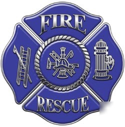 Firefighter decal reflective 2