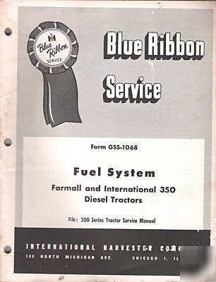 Manual farmall and international 350 diesel tractors