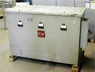 S&w tap transformer 75KVA 3PH 460VPRI - 95/116/135VSEC