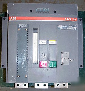 Abb sace S8D molded case circuit breaker 600VAC 1600A