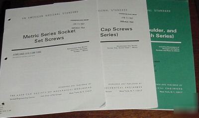 Asme/ansi standard lot socket screws, head cap shoulder