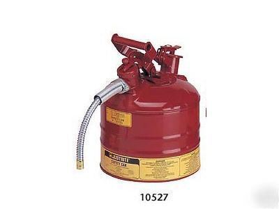 Justrite 2 gallon type 2 safety gas can