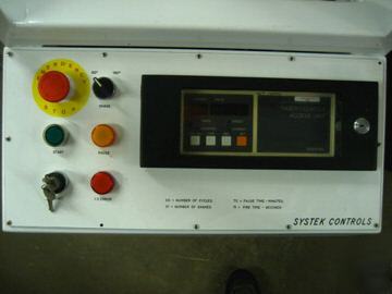 Scientific press/shaker with systek controls ctrl panel