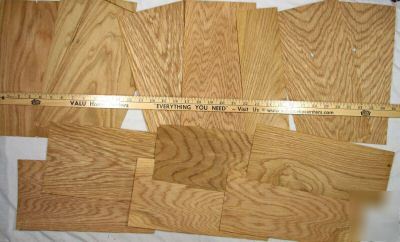 Hobbit lot #S104 high-grain white oak veneer mix, 7 sqf