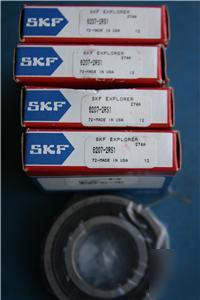 Lot of 5 skf 6207 2RS ball bearings snowmobile 