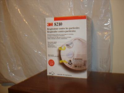 3M 8210 dust mask particulate disposable respirator