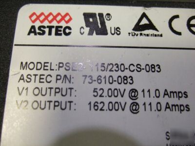 Astec ac - dc power switcher PSE2-115/230-cs-083