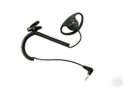 Listen only ear hanger headset for 2-way radio 3.5MM