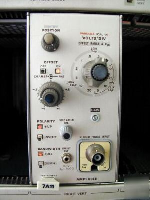 @@ tektronix 7A11 amplifier plug in with probe @@