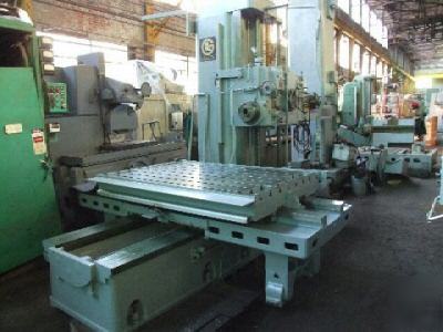 4â€ giddings & lewis table type horizontal boring mill