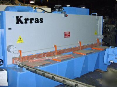 New krras 10X1/4 hyd.guillotine shear model ras