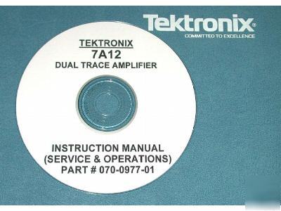 Tektronix 7A12 service manual