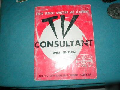 Vintage 1953 tv consultant rapid trouble shooting