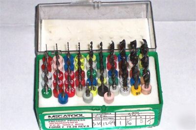 Carbide micro drill set made in u.s.a 50 pc. - case