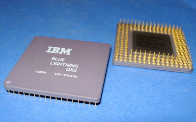 Cpu 486-V266A ibm blue lightning pga gold rare vintage