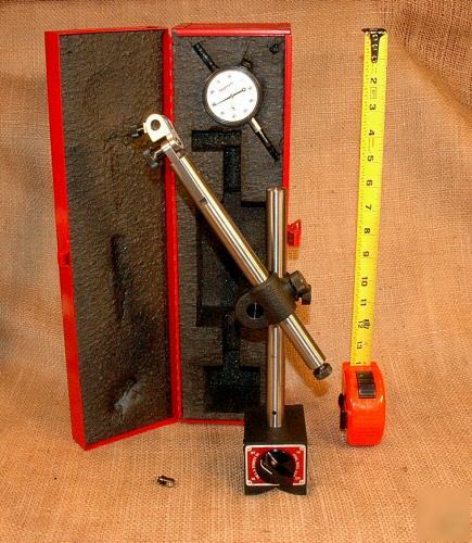 Starrett's 659BZ lg. mag. indicator holder w/25-441/5