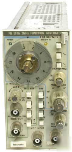 Tek tektronix FG501A 2MHZ function generator plug-in