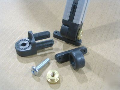 8020 nylon 1010 quick connector hinge mount assembly 