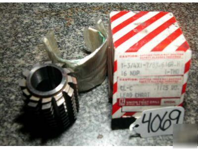 Gear hob 1-3/4 by 1 by 7/8 tapered bore