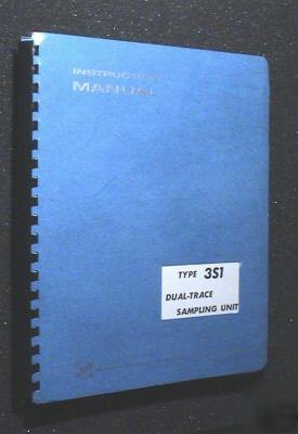 Tektronix 3S1 dual trace sampling original manual