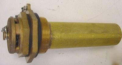 Justrite brass drum vent with filter