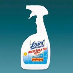 Lysol disinfectant basin tub & tile cleaner-rec 04685
