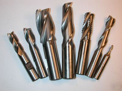 New 10 end mills, fly cutters 4 clausing rockwell mill