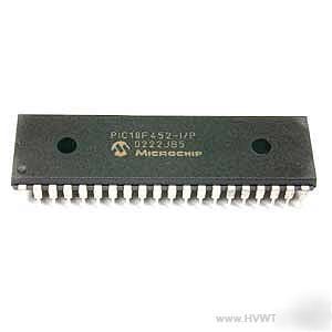 New PIC18LF452-i/p microcontroller, adc, flash , qty 3 