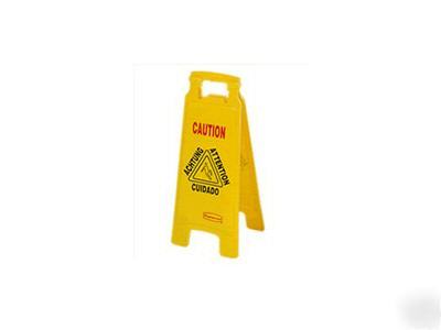 New rubbermaid caution/attention sign - 
