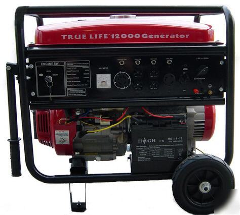 True life generator 12,000 watt engine-portable