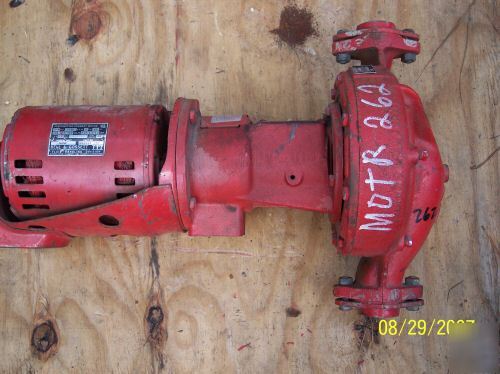 Bell & gossett 3/4 hp pump and motor 60 gpm